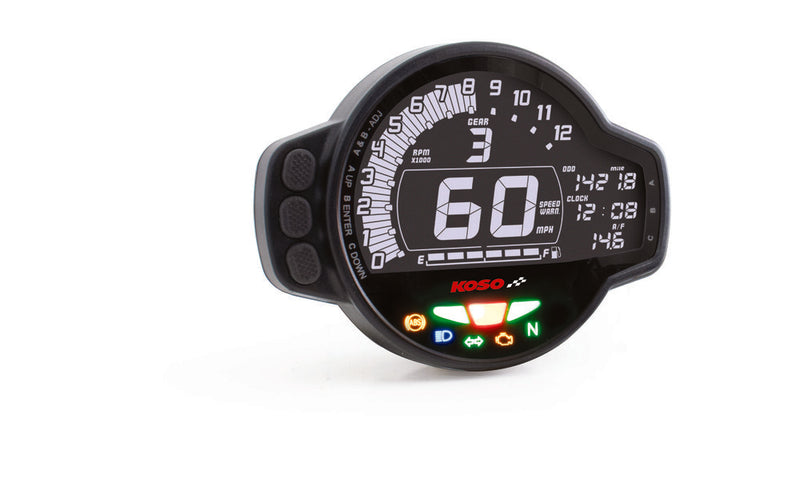 Koso North America MS-01 Multifunction Meter - BA078100-GR Honda Grom / Grom 125 / MSX125SF Grom 2013-2020