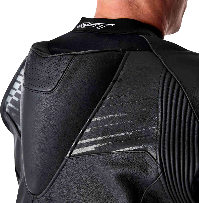 Rst 556-3635142 103635WHI-42 TRACTECH EVO D3O JACKET BLK/WHI LEATHER MD