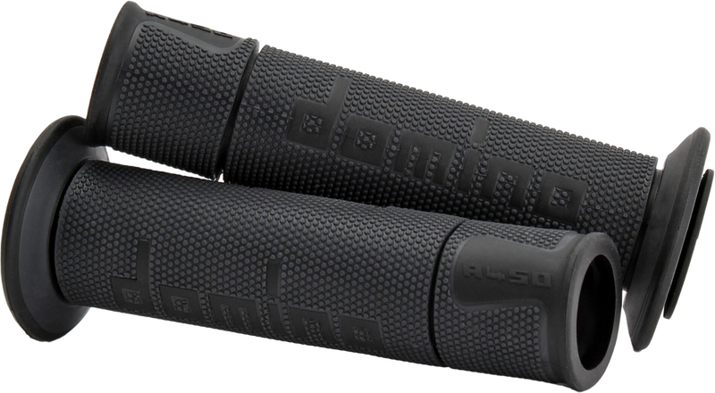 Domino Racing 58-2283 A45041C4070B7-0 A450 ROAD RACING GRIPS ANTHRACITE/BLACK PAIR
