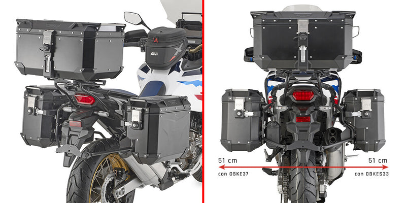 Givi Side Case Hardware PL ONE-FIT CAM - PLOS1178CAM Honda Africa / CRF 1100 2020-2022