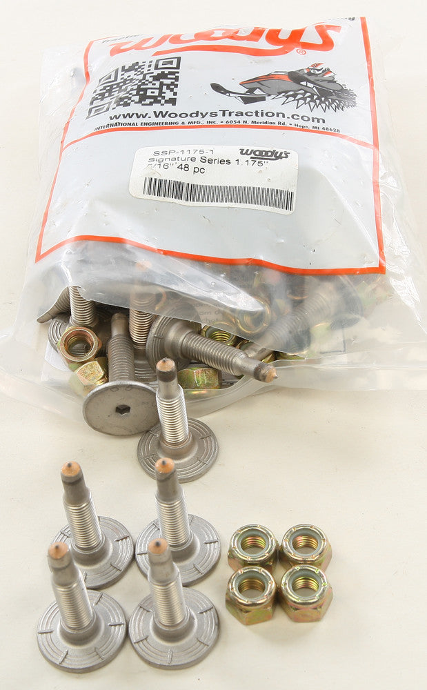Woody's 18-3123-48 SSP-1175 SIGNATURE SERIES STAINLESS STEEL STUDS 1.175" 48/PK