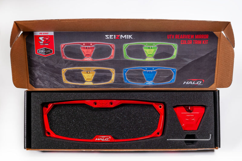 Seizmik 63-18100 56-18100 BEZEL HALO BILLET/LED/CAST RED