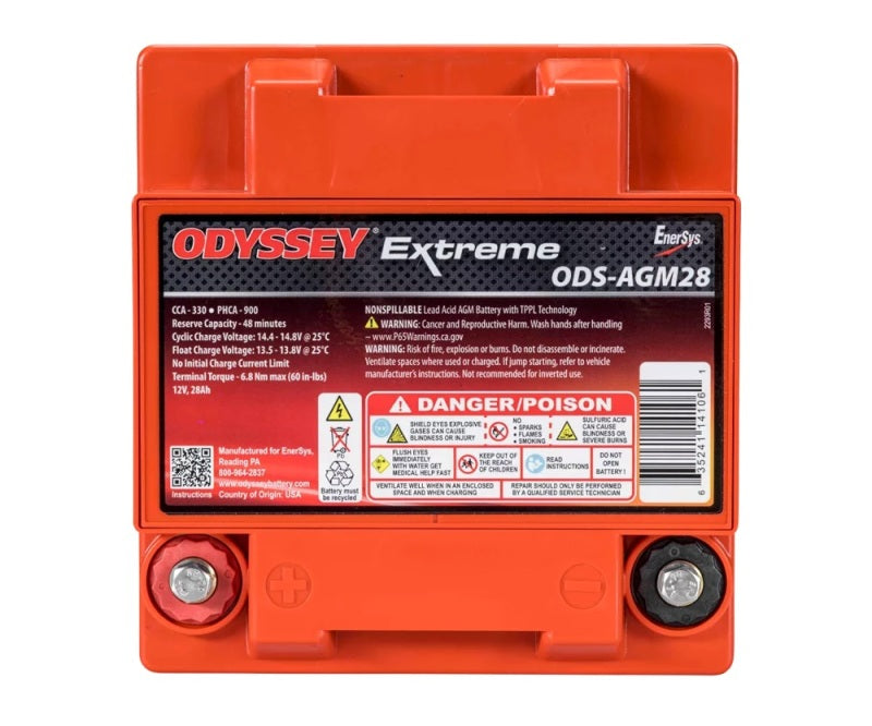 Odyssey Battery ODS-AGM28 Powersport Extreme AGM Battery (PC925L) - User 1
