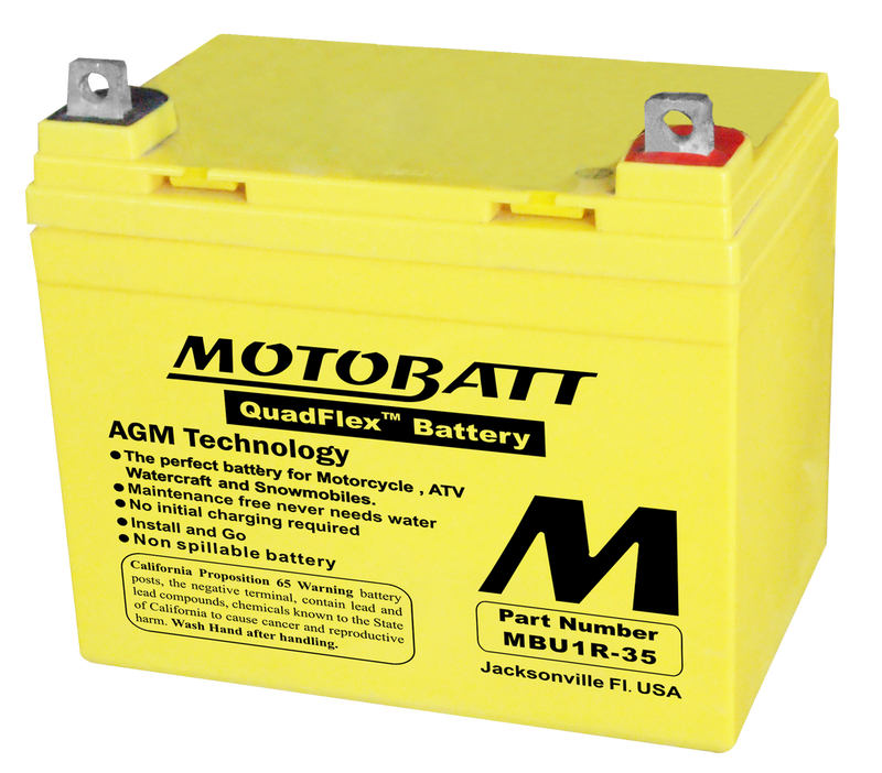 Motobatt 491-1026 MBU1-35 BATTERY MBU135 SEALED FACTORY ACTIVATED