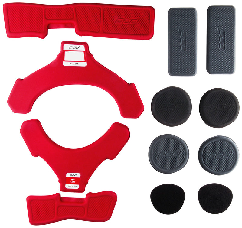 Pod 664-0543 KP440-066-OS K4 MX PAD SET RED (LEFT)