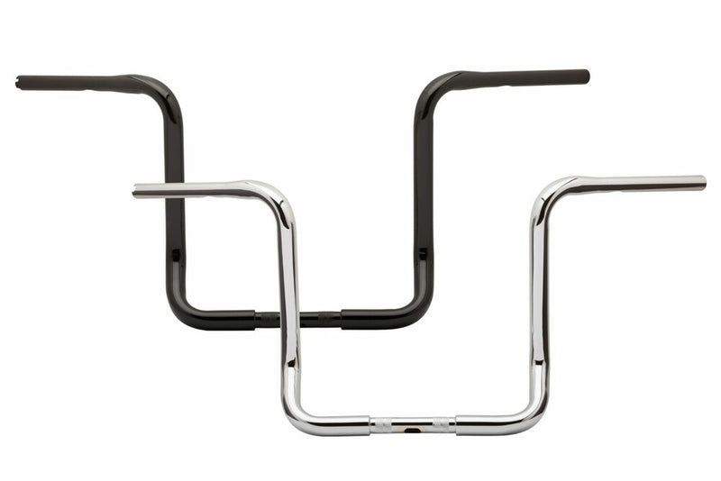 Burly Brand Burly 15" Bagger Bar 1.25" TBW Black - B12-2002B For Harley Touring 1986-2024