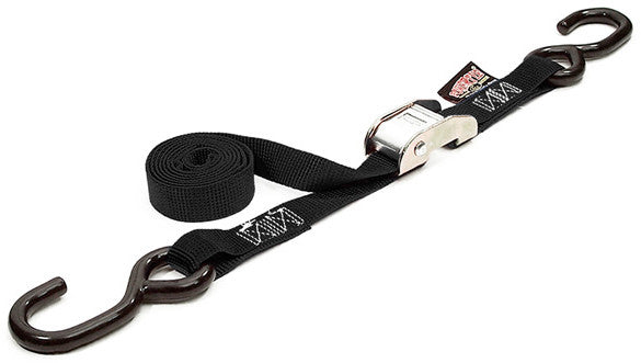 Powertye TIE-Down CAM S-Hook 1"X144" Black Each - 22122 EACH