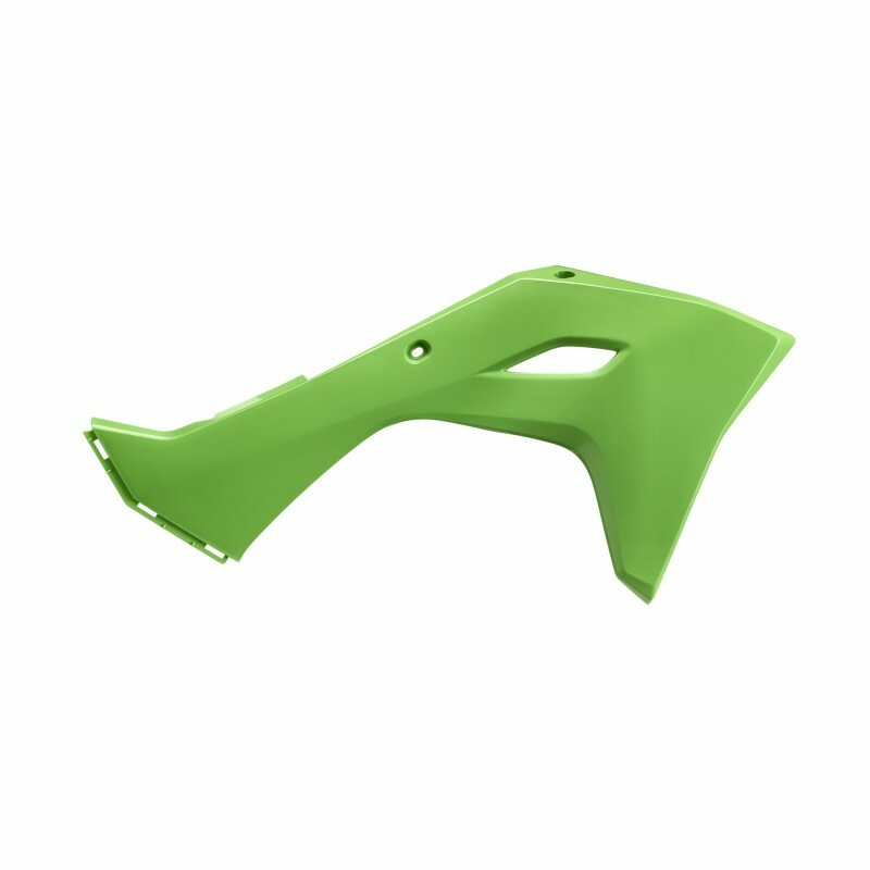 Polisport Radiator Shrouds KX450 Green - 8500400001 Kawasaki KX 450 / KX 250 2024-2025