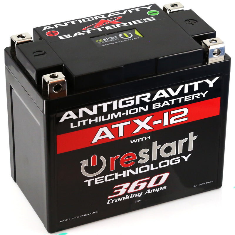 Antigravity Lithium Battery ATX12-RS 360 CA - AG-ATX12-RS For Harley 2002-2017 | Kawasaki Motorcycles 1991-2018 | Suzuki Motorcycles 1987-2018