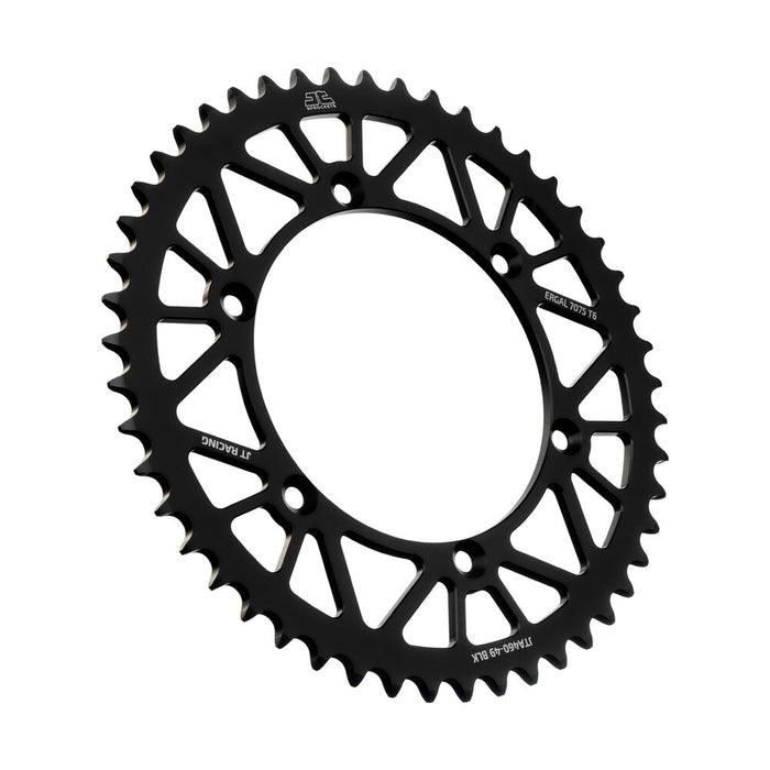 Jt Sprockets 554-46049BK JTA460.49BLK REAR RACELITE SPROCKET ALUM 49T-520 BLK KAW/SUZ