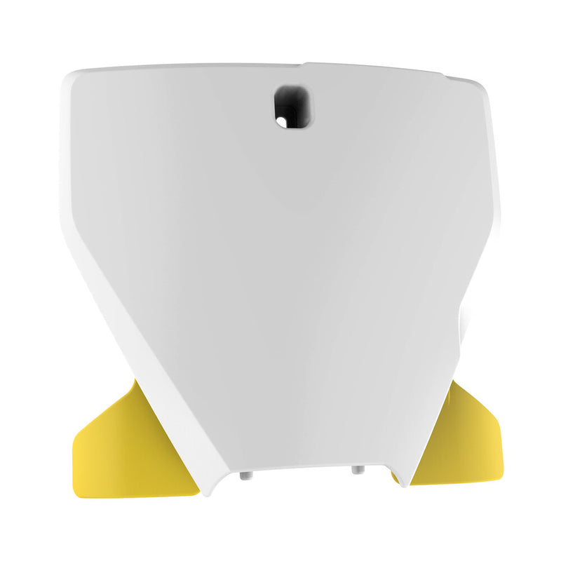 Polisport Front Number Plate HUS White - 8666500006 Husqvarna Dirt Bikes 2019-2022