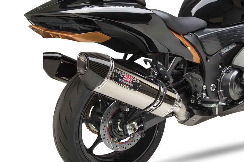 Yoshimura Exhaust Race R77 Slip-ON SS CF - 1121120520 Suzuki 1300R Hayabusa 2022-2025