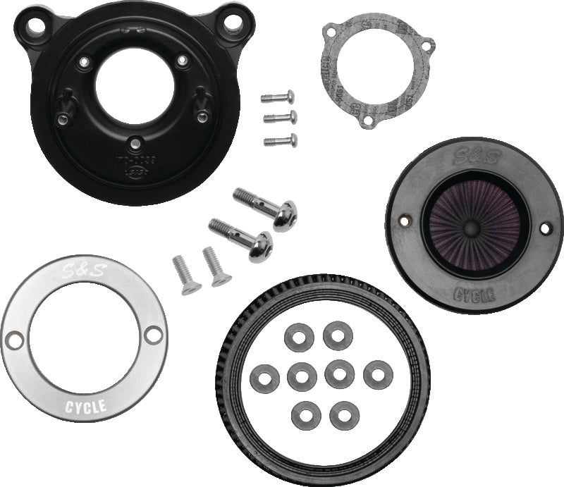 S&S Cycle 170-0716A 01-17 BT Models Stealth Air Stinger Kit W/ S&S Ring - Photo - Primary