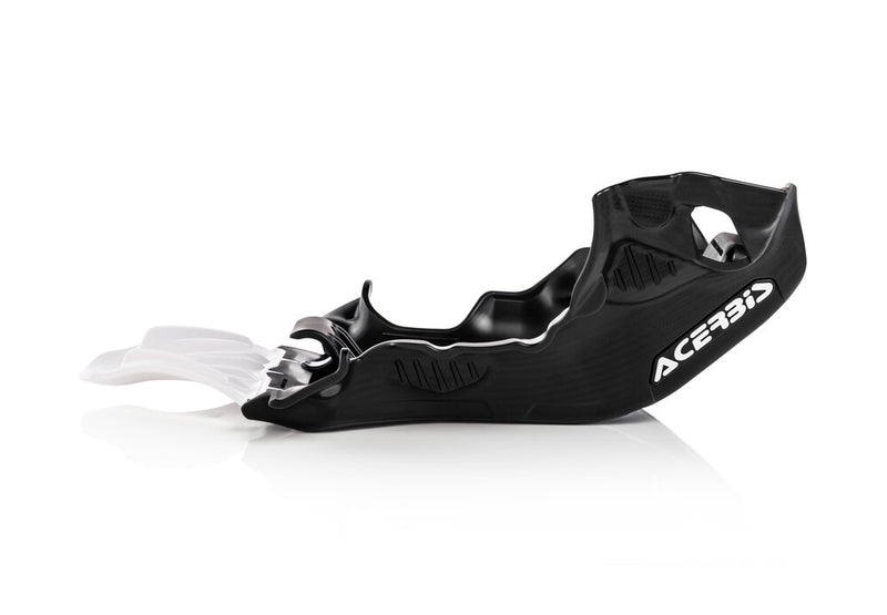 Acerbis Skid Plate HUS KTM Black White - 2736361007 For Husqvarna TC 250 2019-2022 | KTM SX 250 2019-2022