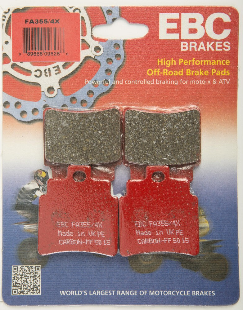 EBC Brake Pads - FA355/4X For Kymco ATV/UTV Models 2004-2015 | Arctic Cat 250 / 300 2006-2010