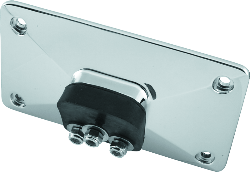 Bikers Choice 490044 55-99 Chrome Pyramid License Plate Bracket 3 Bolt Style - Photo - Primary