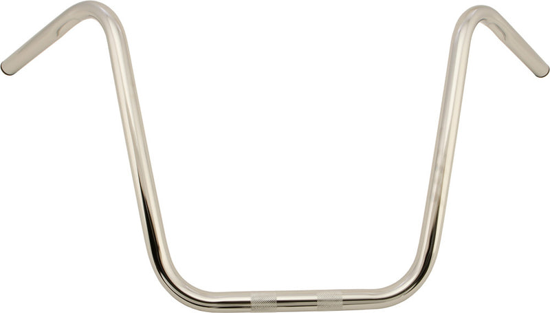 Harddrive H21-555 1" H-Bar Ape Hanger 10" Chrome For Harley Motorcycles 1982-2018