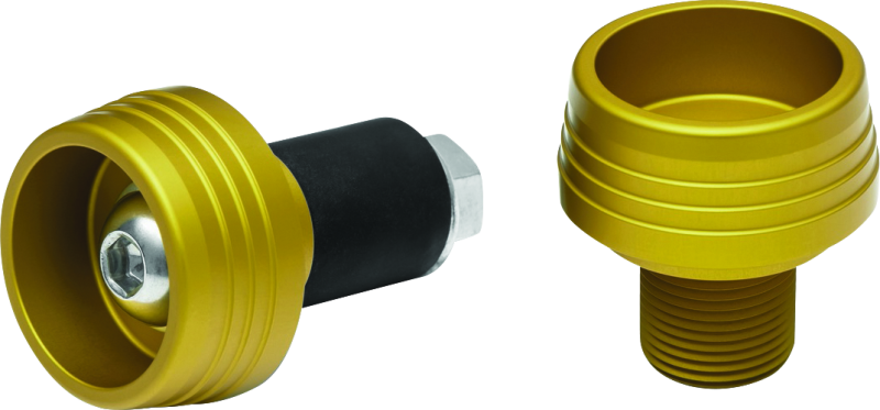 Kuryakyn 3810 Lodestar Front Axle Slider Gold - Photo - Primary