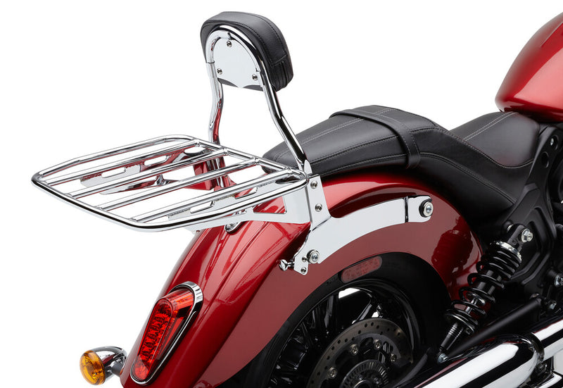 Cobra Removeable Luggage Rack Chrm #602-2001/2004/2005/2006 - 602-3501 For Harley Motorcycles 2000-2017