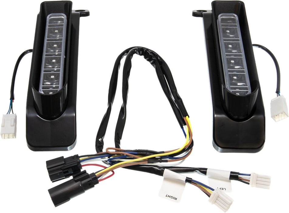 Letric Lighting Co 850-09610 LLC-PSBF-B SADDLEBAG FILLER LED INSERTS BLACK