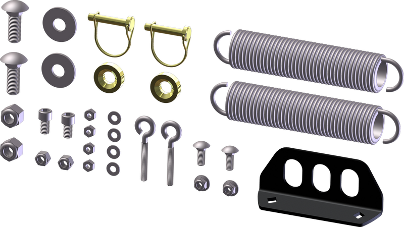 Kfi Products 10-5150 105150-R SERVICE KIT ATV PLOW PUSH TUBE HARDWARE KIT