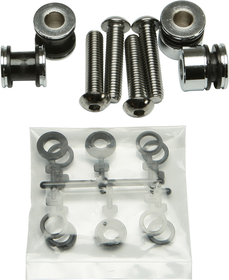 Harddrive Docking Hardware Kit Chrome Softail - 086086 For Harley Softail / Screamin' 2003-2017