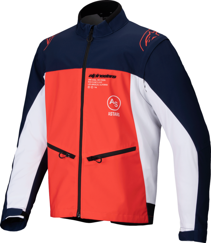 Alpinestars 482-000533X 3700225-7162-3XL LITE-DURA SOFTSHELL JACKET NAVY/HOT ORANGE/WHITE 3X