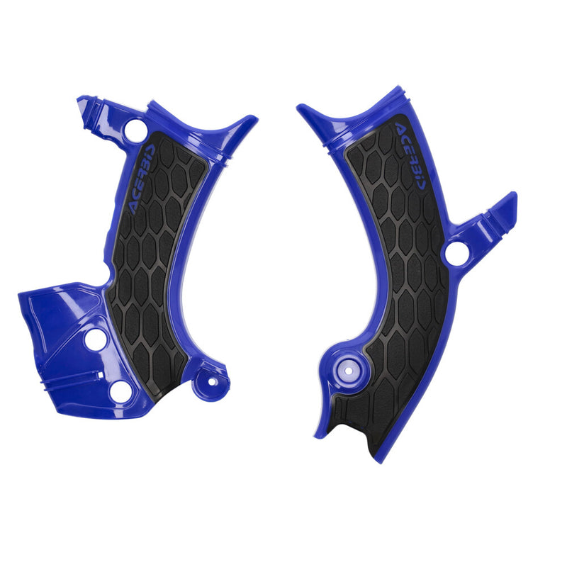 Acerbis X-Grip Frame Guard Blue Black - 2981441034 Yamaha YZ 450 / YZ 250 2023-2024
