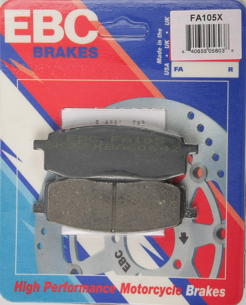 Ebc 15-105X FA105X BRAKE PADS FA105X CARBON X SERIES