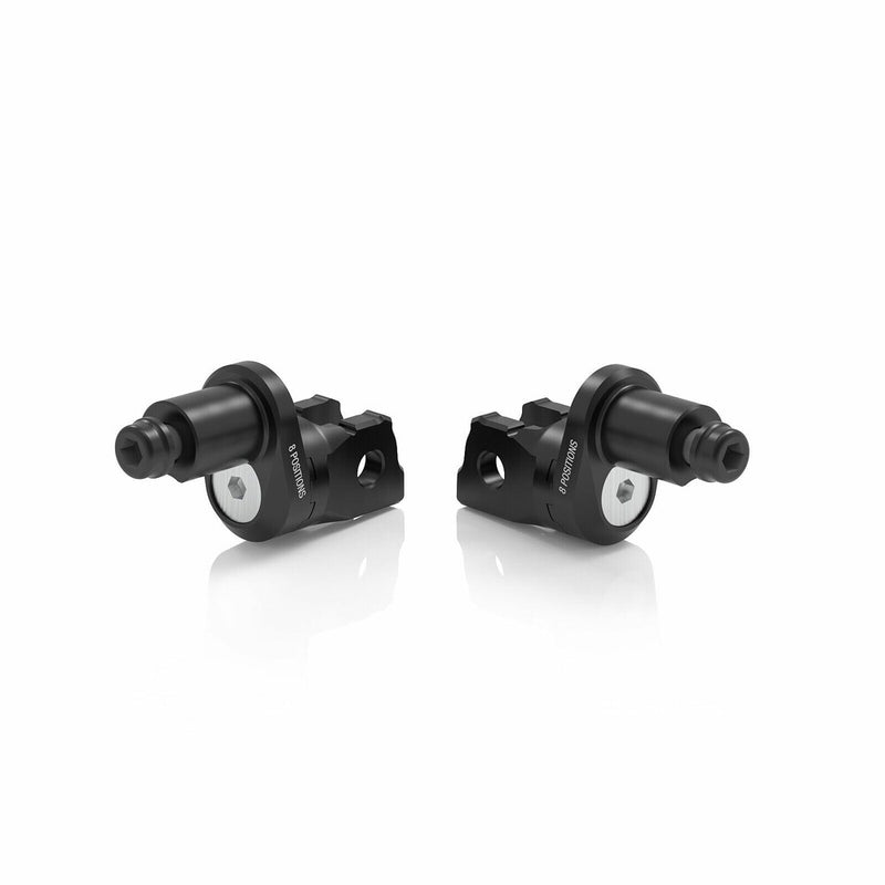 Rizoma 58-PE814B PE814B ECCESNTRIC FOOTPEG MOUNT KIT RIDER ADJUST BLACK PR