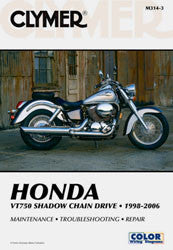 Clymer Repair Manual Honda VT750 - CM3143 Honda VT750C Shadow / VT750C Shadow Deluxe / VT750DC Shadow Spirit 1998-2003