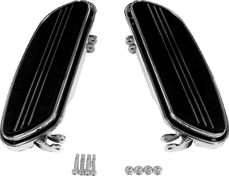 Bikers Choice 491328 86-Up FLH FLT Chrome Extended Floorboard Kit - Photo - Primary