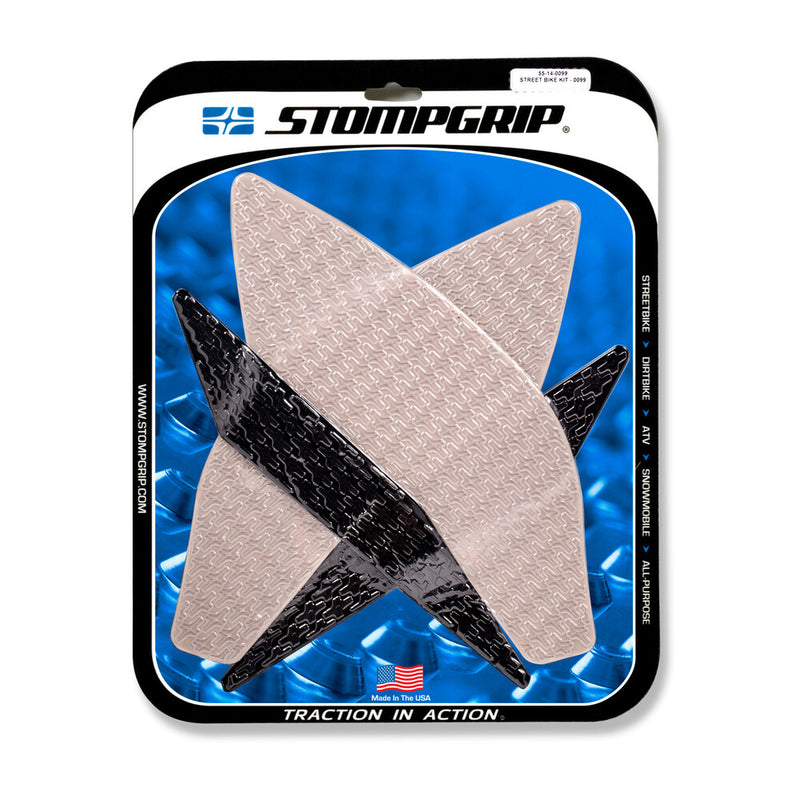 Stompgrip 655-11099 55-14-0099H TANK PAD KIT ICON CLEAR/BLACK