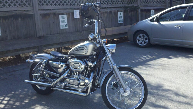 Burly Brand Narrow 14" Apehangers 1" Chrome - B28-338 For Harley 1983-2022 | Yamaha Watercraft 1998-2004