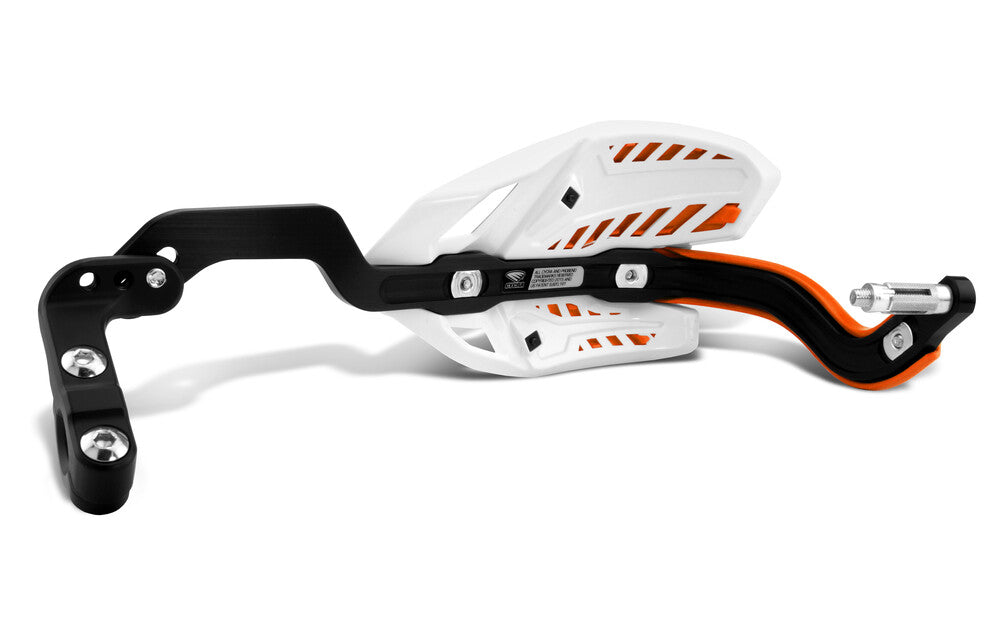 Cycra 714-1967 1CYC-7408-42O CRM ULTRA 1-1/8 IN. CLAMP W/WHITE SHIELDS/ORANGE COVERS