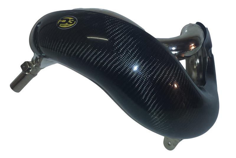 P3 Pipe Guard Carbon Fiber - 109063 Beta Dirt Bikes 2019-2025