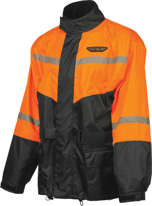 Fly Racing 479-8019L 479-8019L 2-PIECE RAIN SUIT BLACK/ORANGE LG