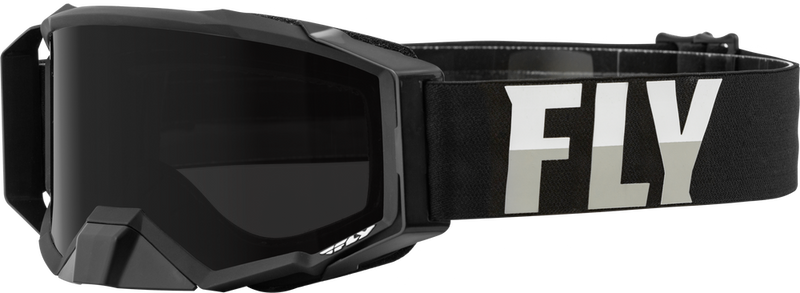 Fly Racing 37-51874 37-51874 ZONE PRO W/C GOGGLE BLK/WHITE W/DARK SMOKE HYDRO LENS