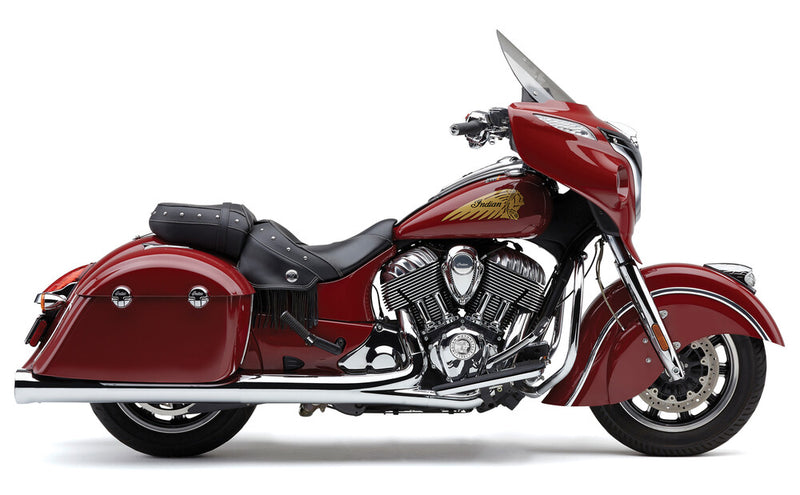 Cobra 4" NH Slip-ONS Chrome Indian GEN-2 BAG - 5207 For Indian 2018-2024