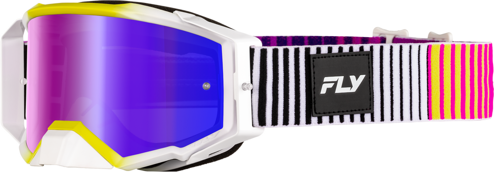 fly mx goggles Fly Racing Zone Elite Goggle-Pink/Yellow/Purple