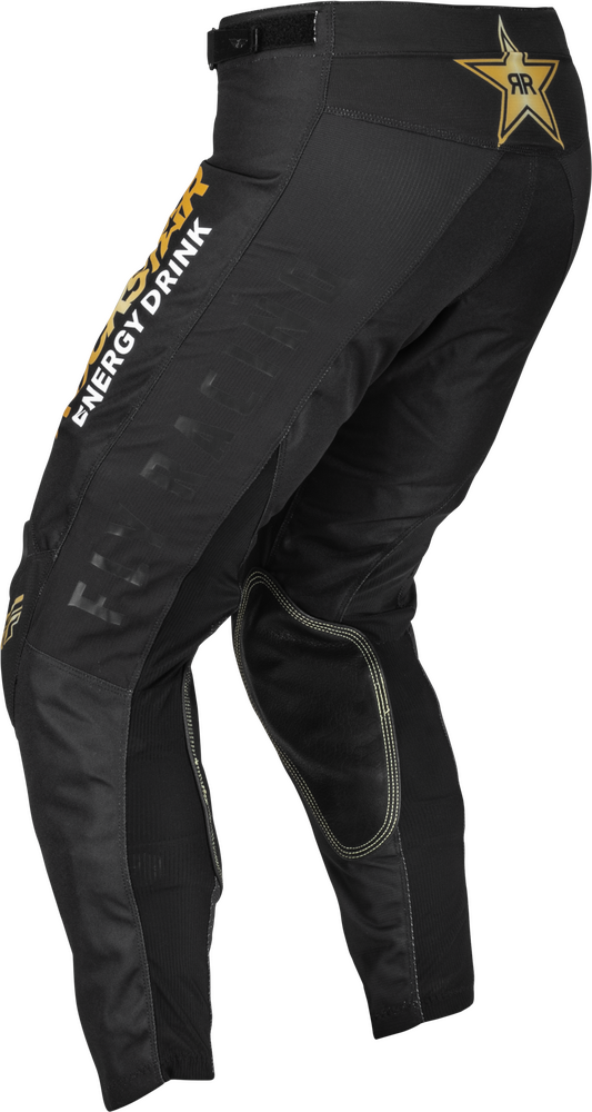 Fly Racing 375-03330 375-03330 KINETIC ROCKSTAR PANTS BLACK/GOLD SZ 30