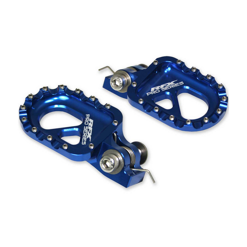 Rfx 739-0582 FXFR 90200 99BU TRIALS FOOTPEGS BLUE GAS/BETA/SHERCO