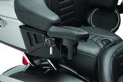 Kuryakyn 8700 Passenger Armrest 14-Up Touring & Tri Glide Black - User 1