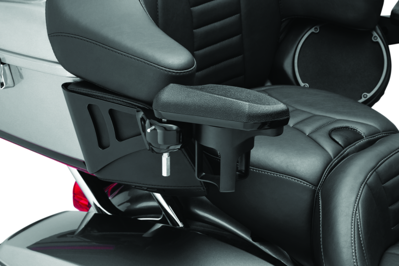 Kuryakyn 8700 Passenger Armrest 14-Up Touring & Tri Glide Black - User 1