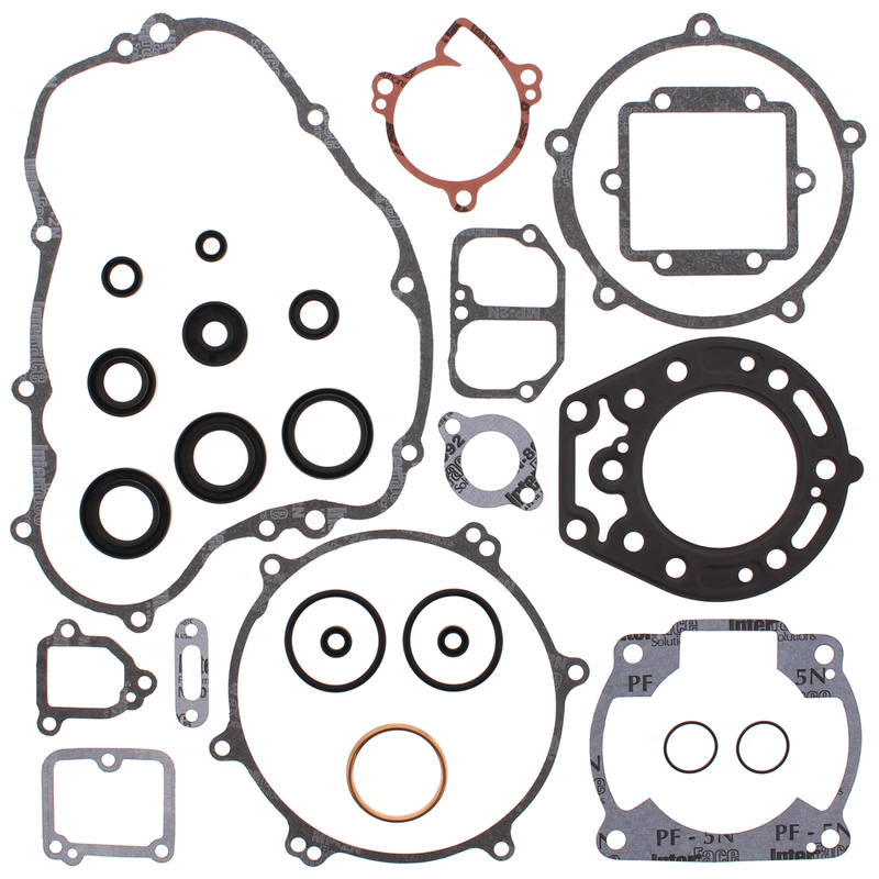Vertex Complete Gasket SET With OIL Seals - 811442 Kawasaki KDX200 1995-2006