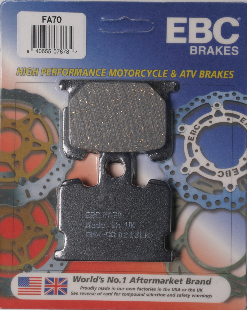 EBC Brake Pads Organic - FA70 Yamaha Motorcycles 1981-1983