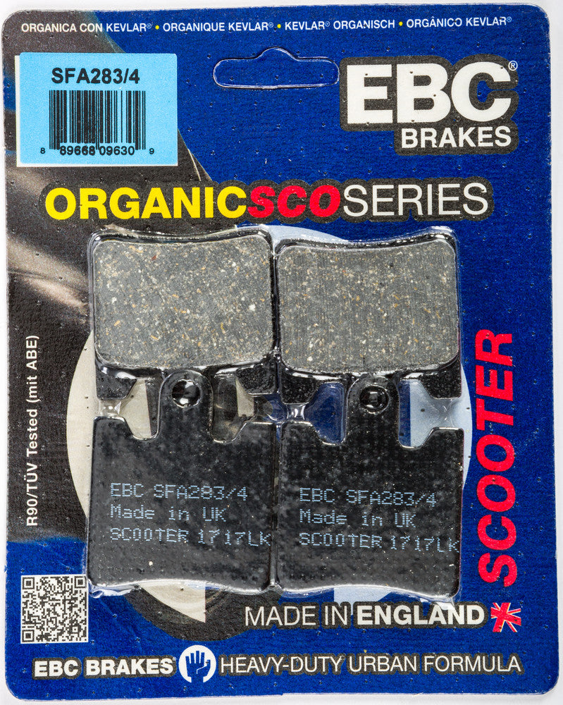 EBC Brake Pads Organic - SFA283/4 Suzuki 400 Burgman 2003-2006
