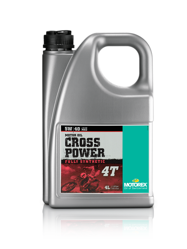 Motorex 580-0126 305678 CROSS POWER MOTOR OIL 4T 5W40 4L