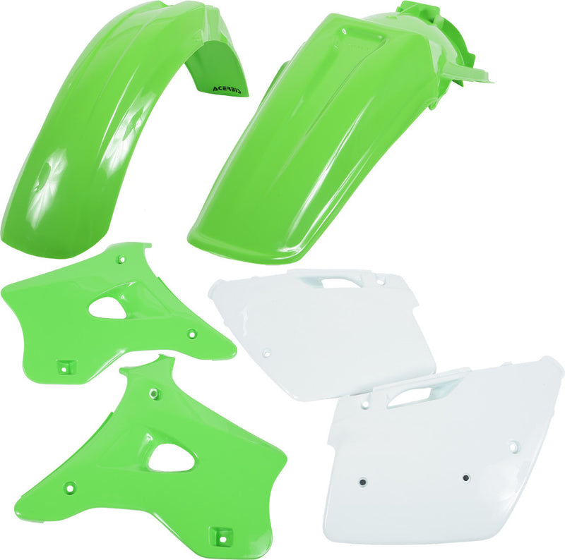 Acerbis Plastic Kit Green - 2070980208 Kawasaki KX 125 / KX 250 1994-1998
