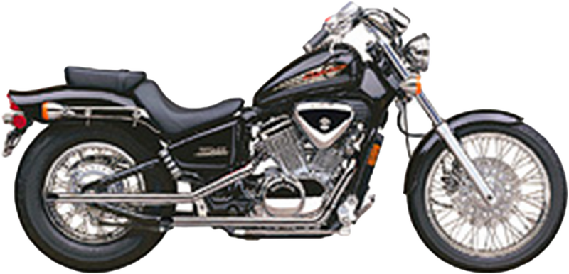 Cobra Blvd Drag Pipes F S Chrome Honda VLX600 - 1261 Honda VT600C Shadow 1988-2007